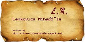 Lenkovics Mihaéla névjegykártya